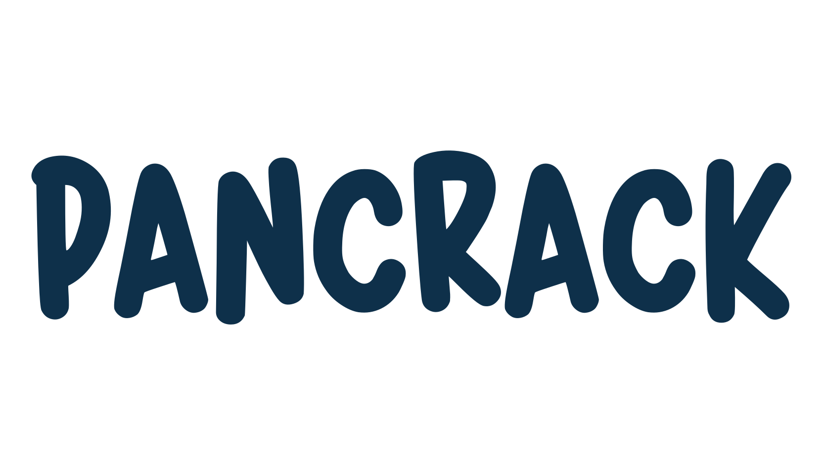 Pancrack, cartoon font preview