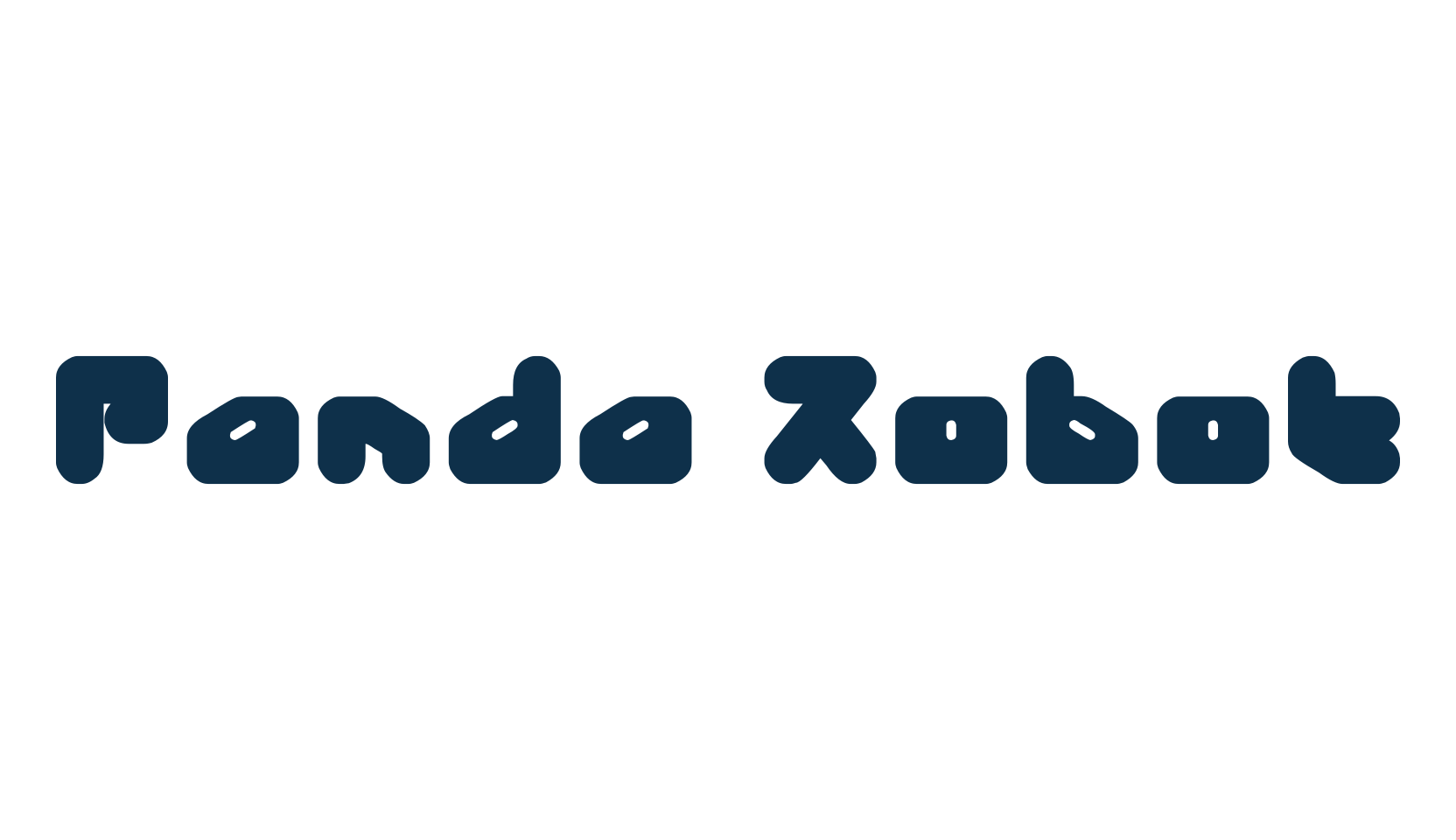 Panda Robot, fancy various techno sci-fi font preview