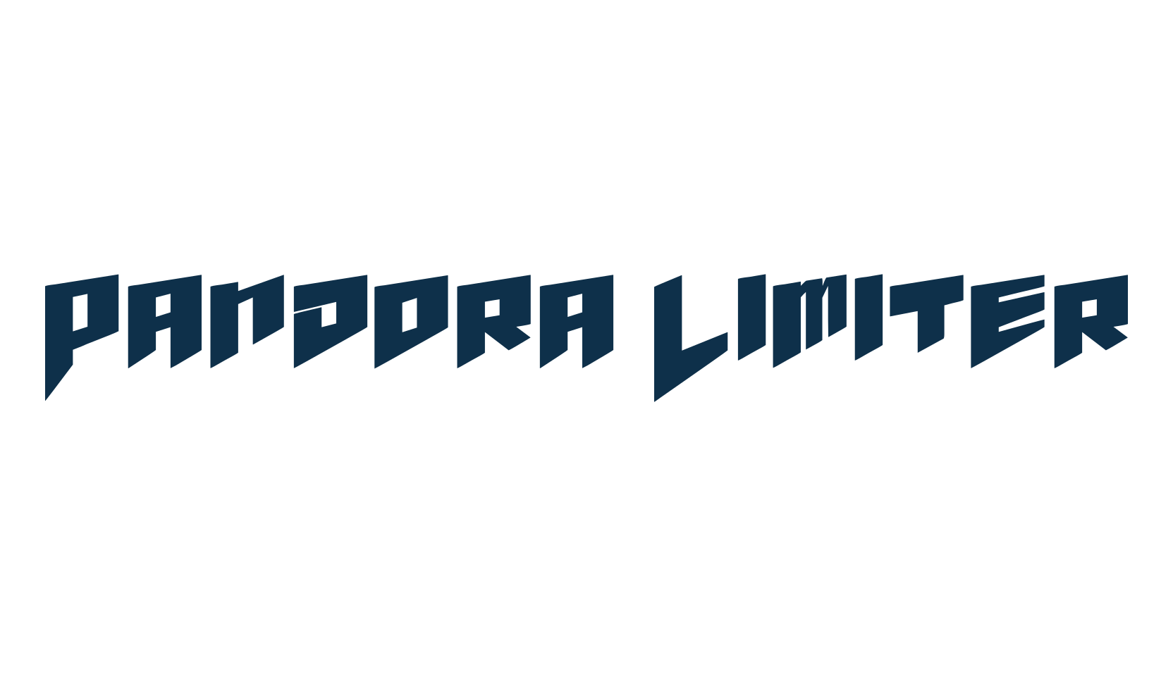 Pandora Limiter, sci-fi font preview