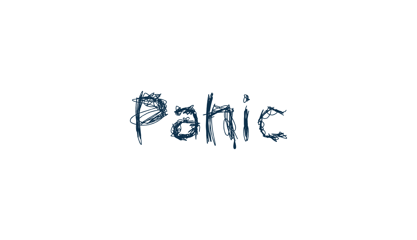 Panic (panic-2), trash font preview