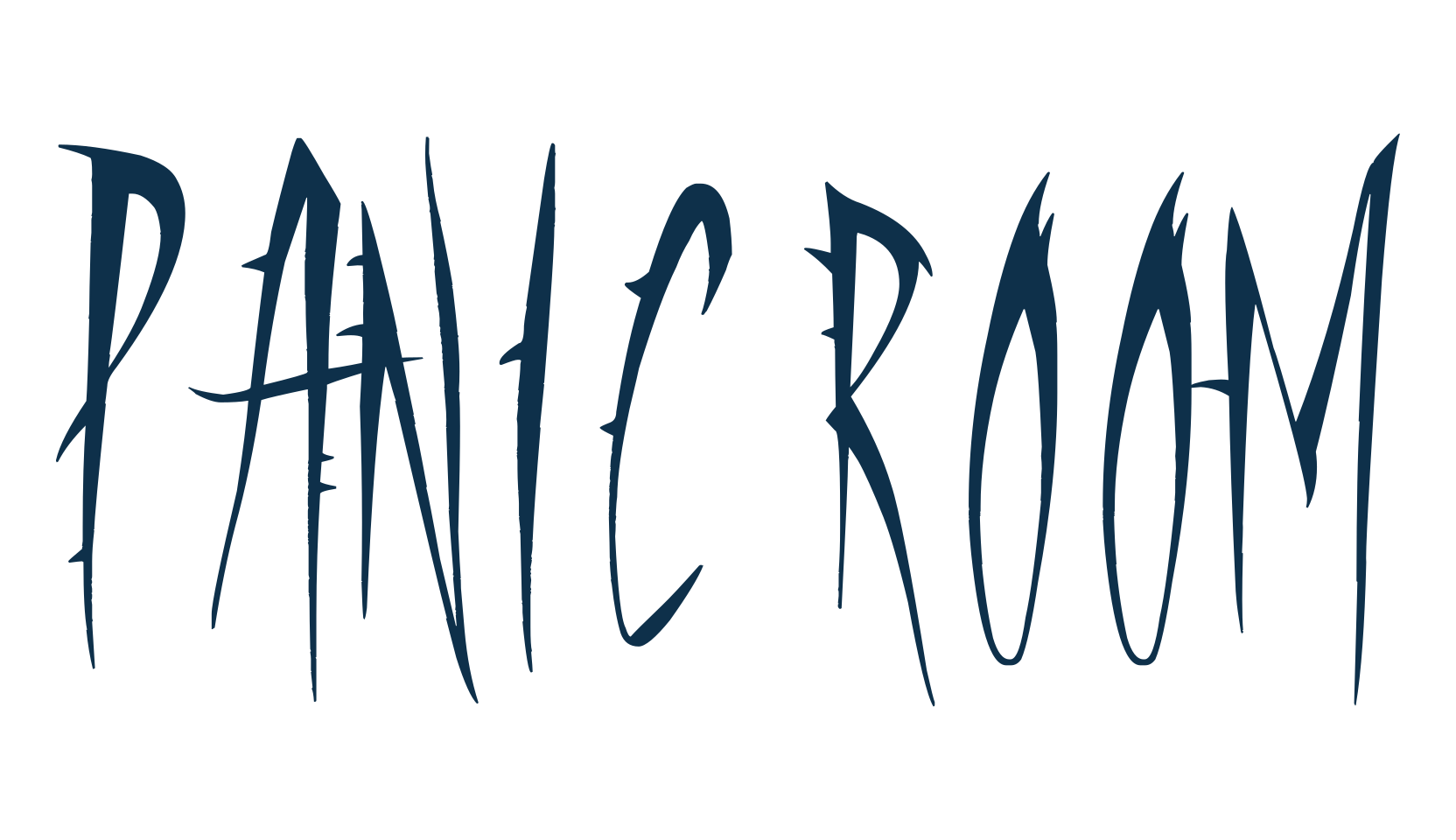 Panic Room, halloween font preview