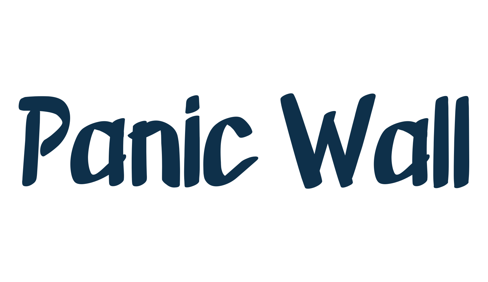 Panic Wall, various font preview