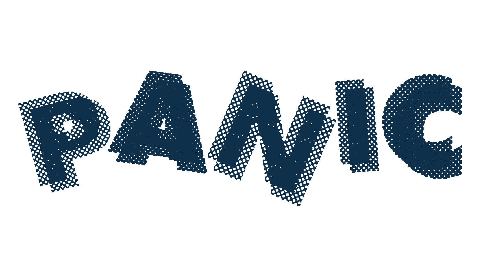 Panic, distorted font preview