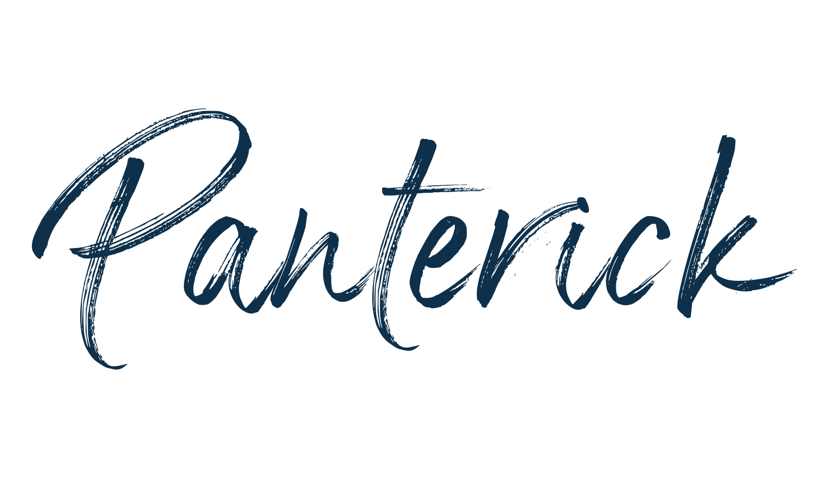 Panterick, brush font preview