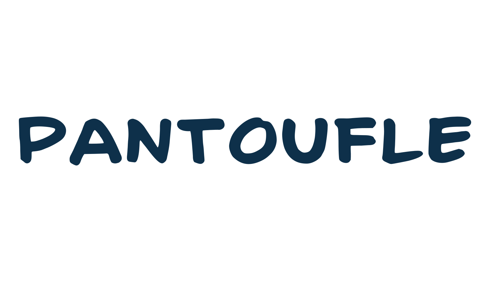 Pantoufle, fancy cartoon decorative comic font preview