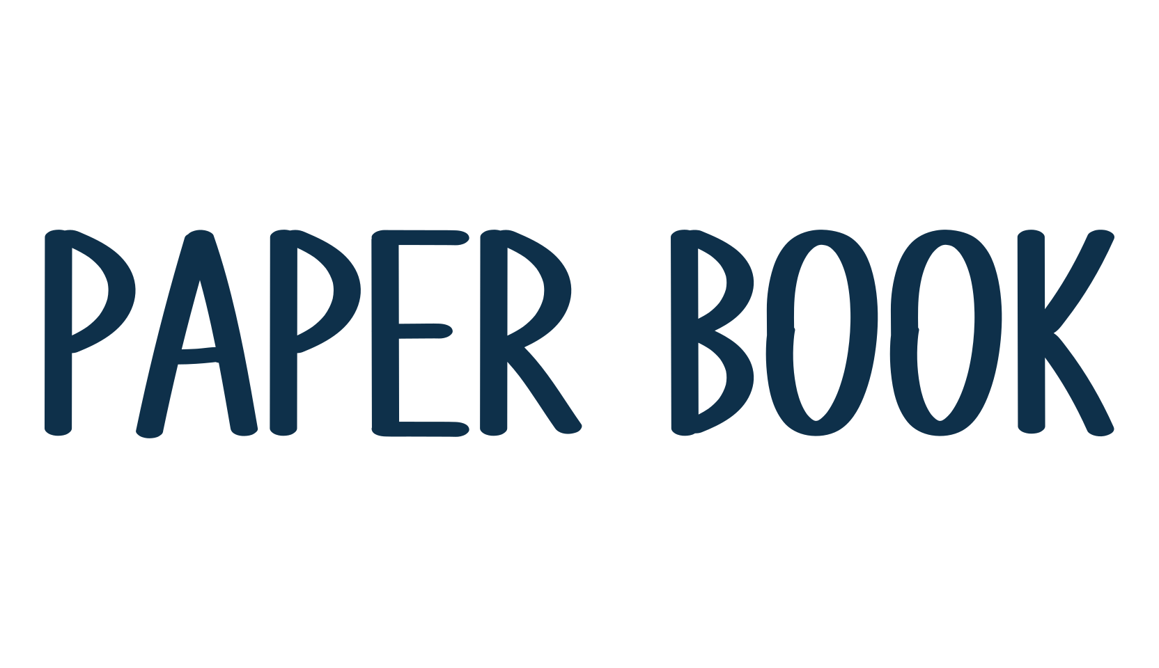 Paper Book, script handwritten fancy decorative calligraphy font preview