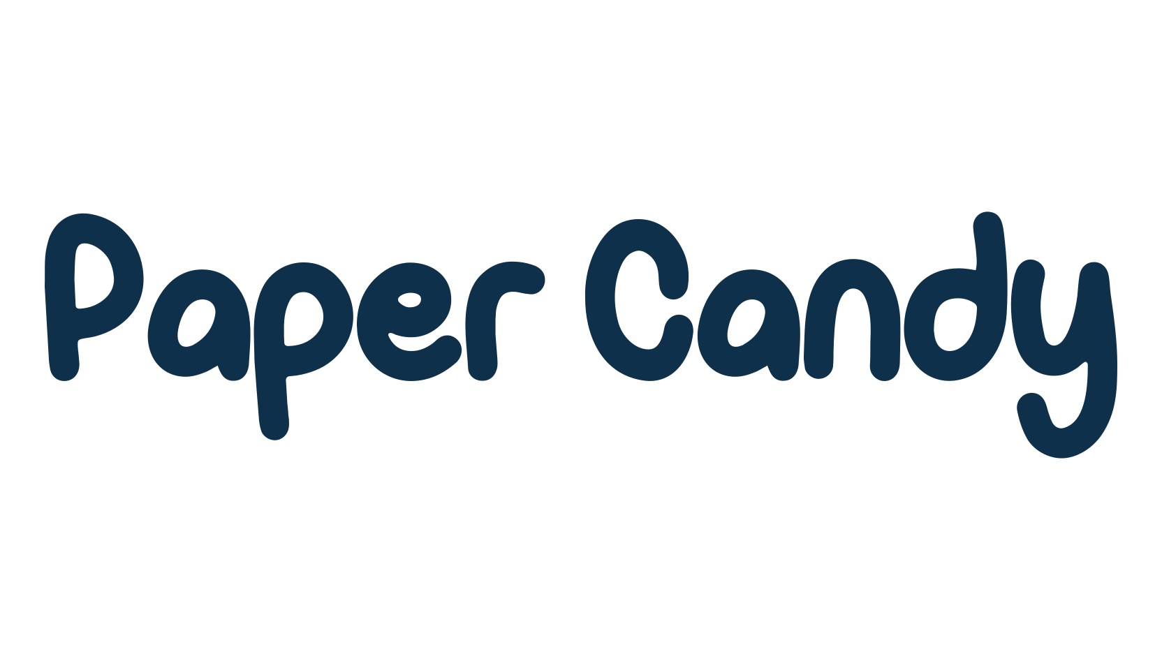 Paper Candy, cartoon font preview