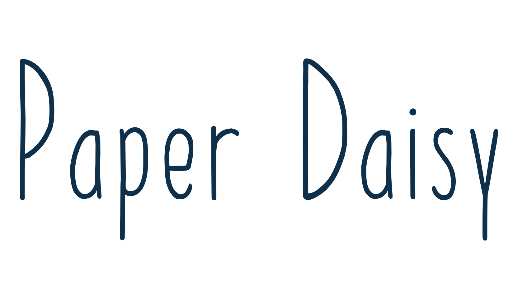 Paper Daisy, script handwritten fancy decorative calligraphy font preview