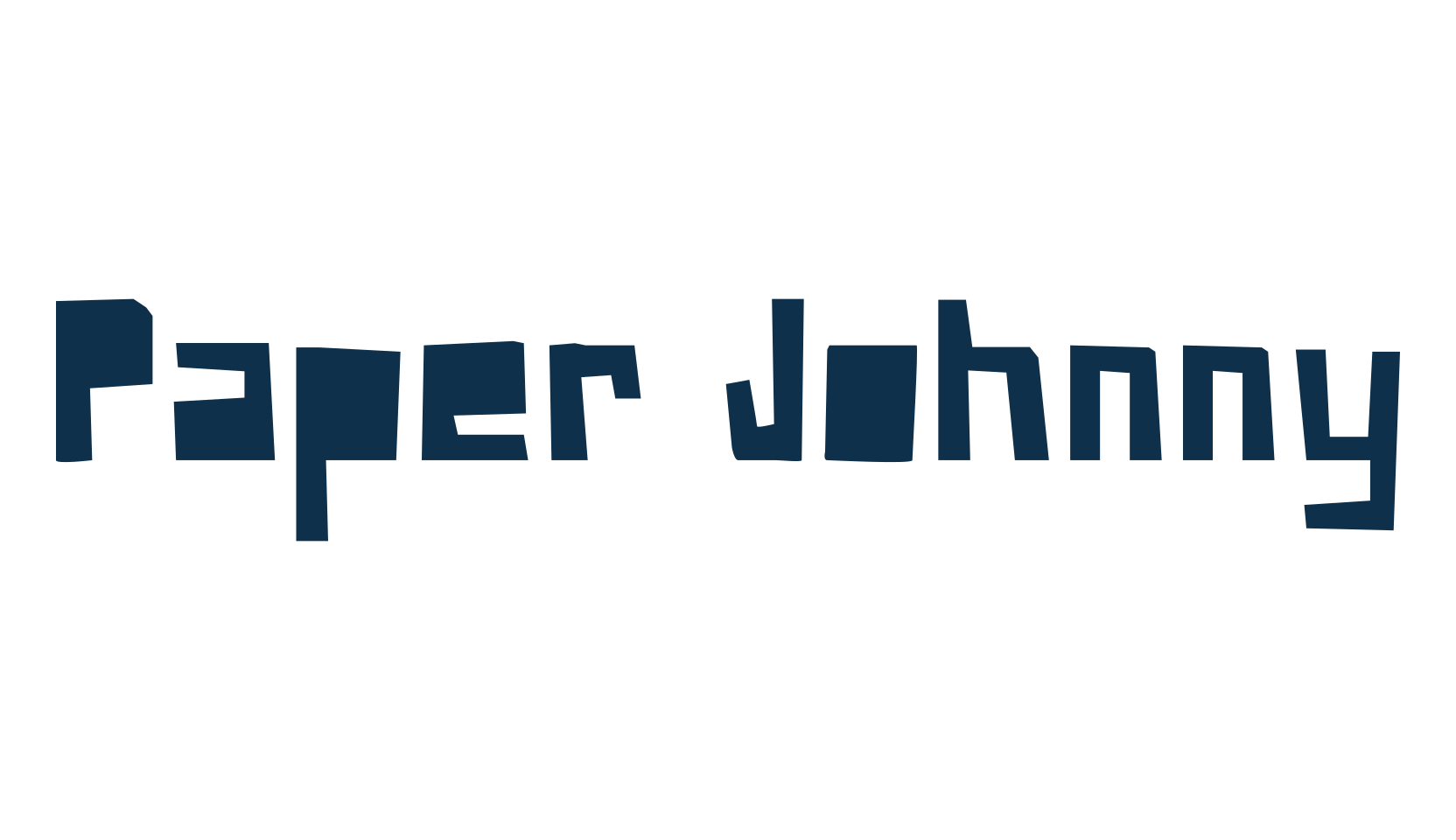 Paper Johnny, fancy various decorative font preview