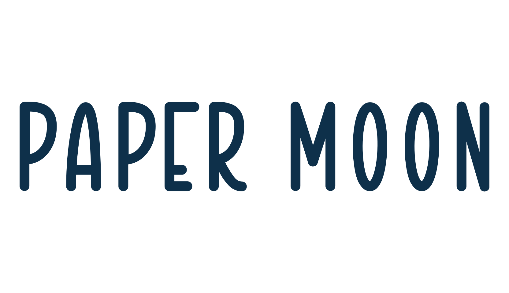 Paper Moon, display market font preview