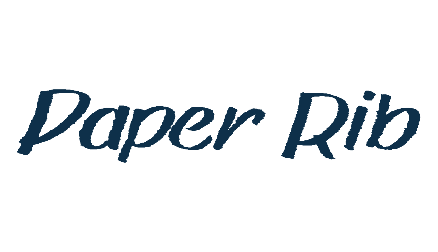 Paper Rib, trash font preview
