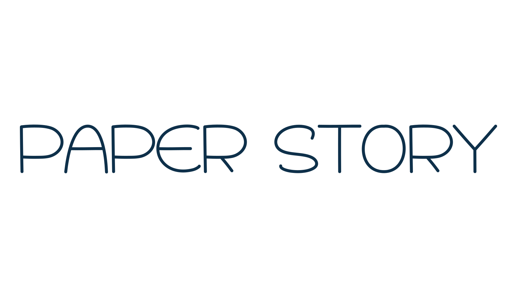 Paper Story, fancy decorative font preview