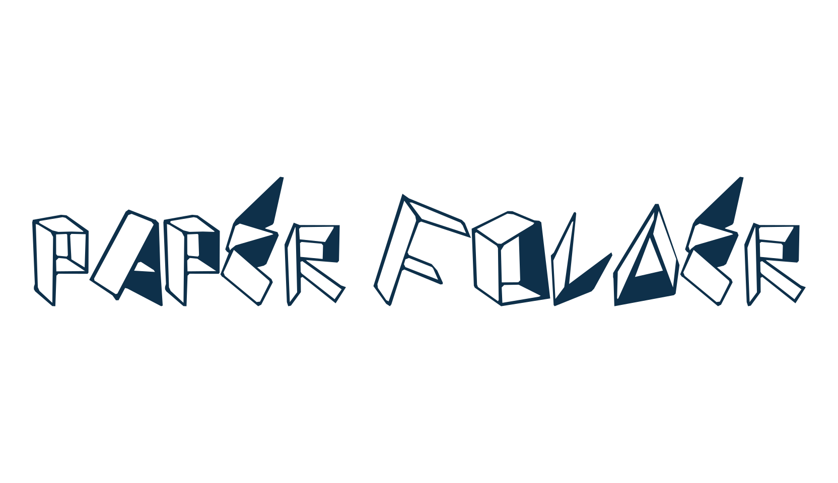 Paper Folder, decorative font preview
