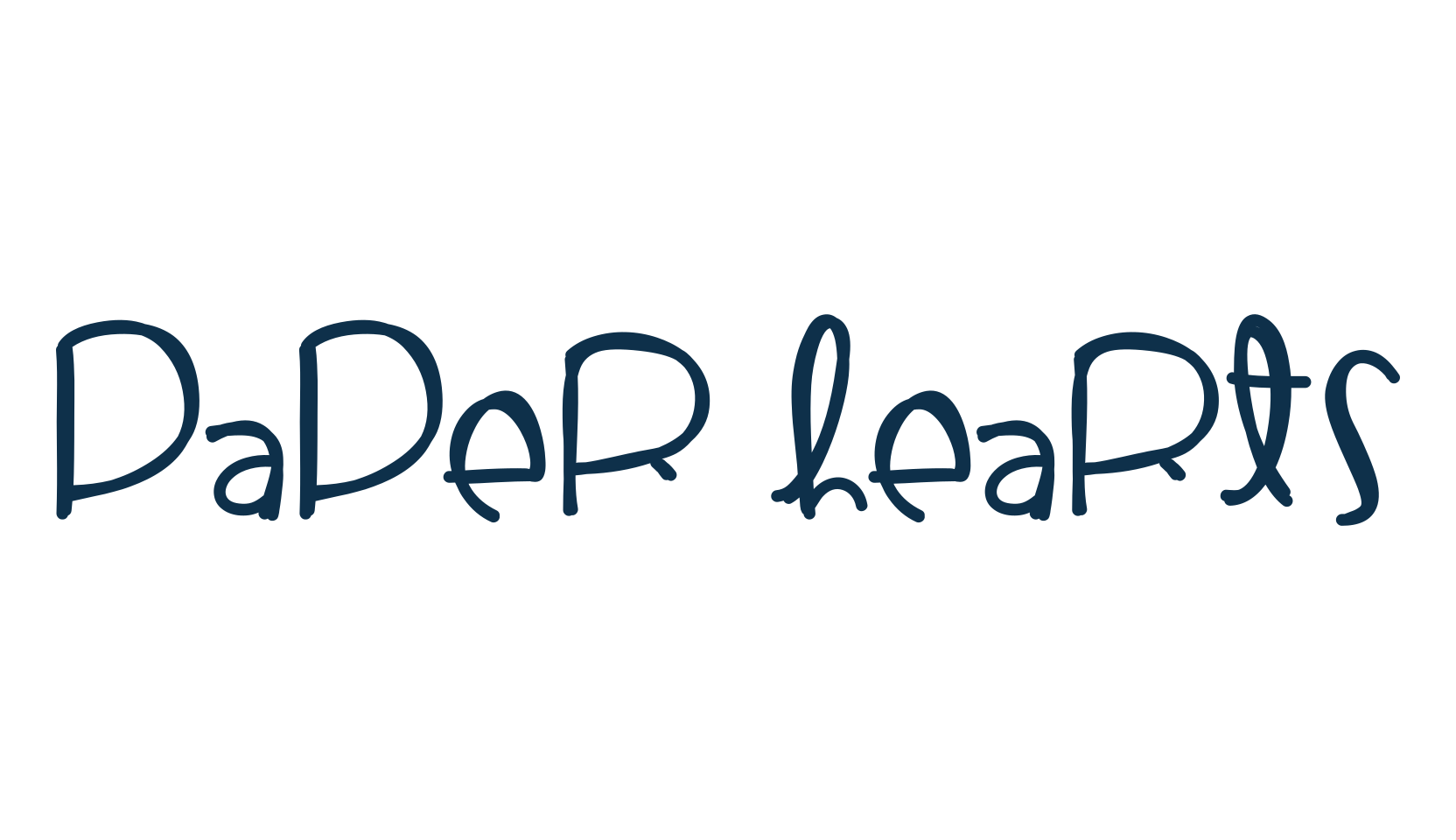 Paper Hearts, display market font preview