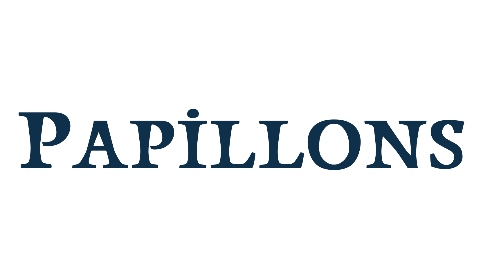 Papillons, fancy various decorative font preview