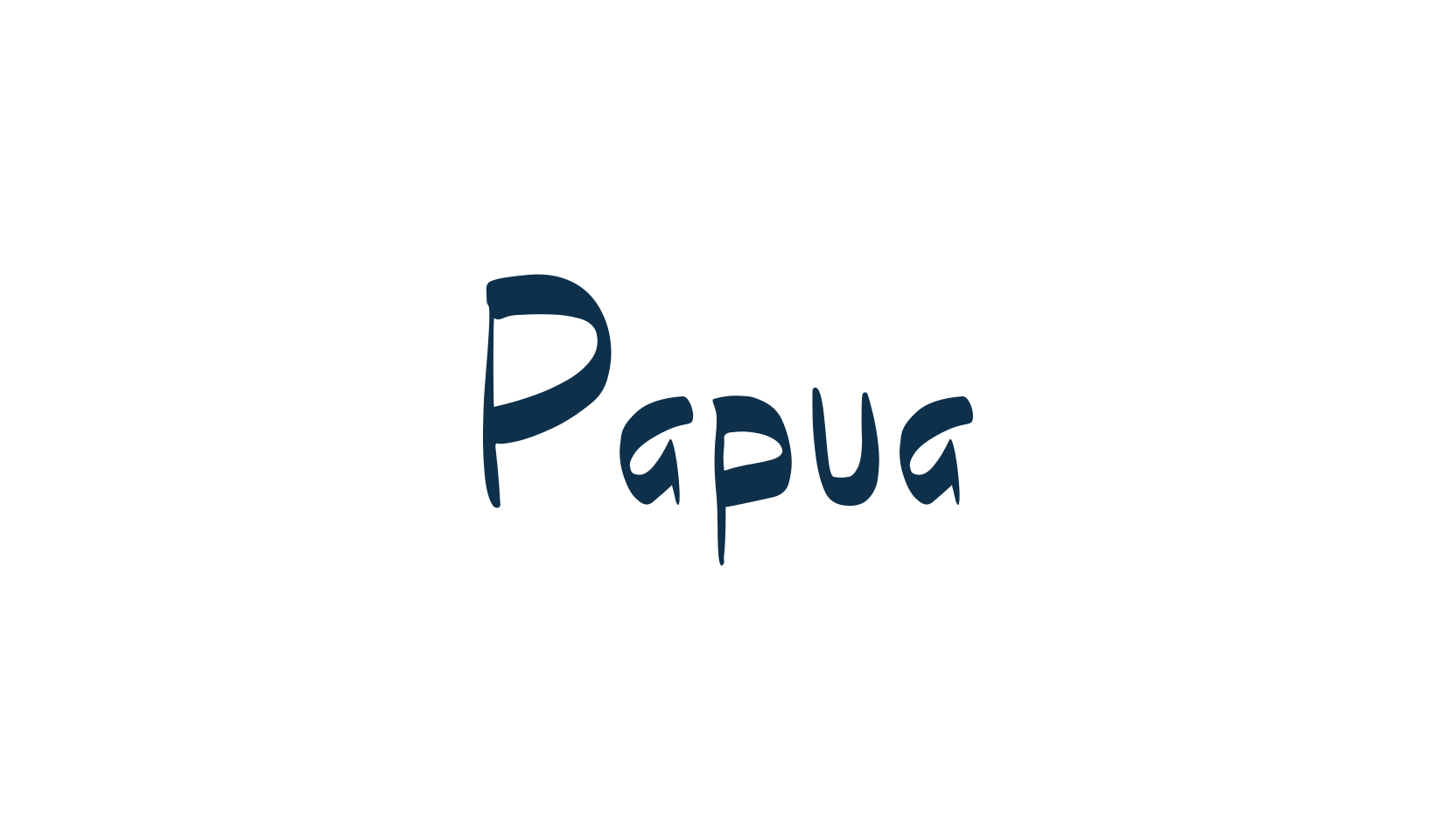 Papua, fancy decorative font preview
