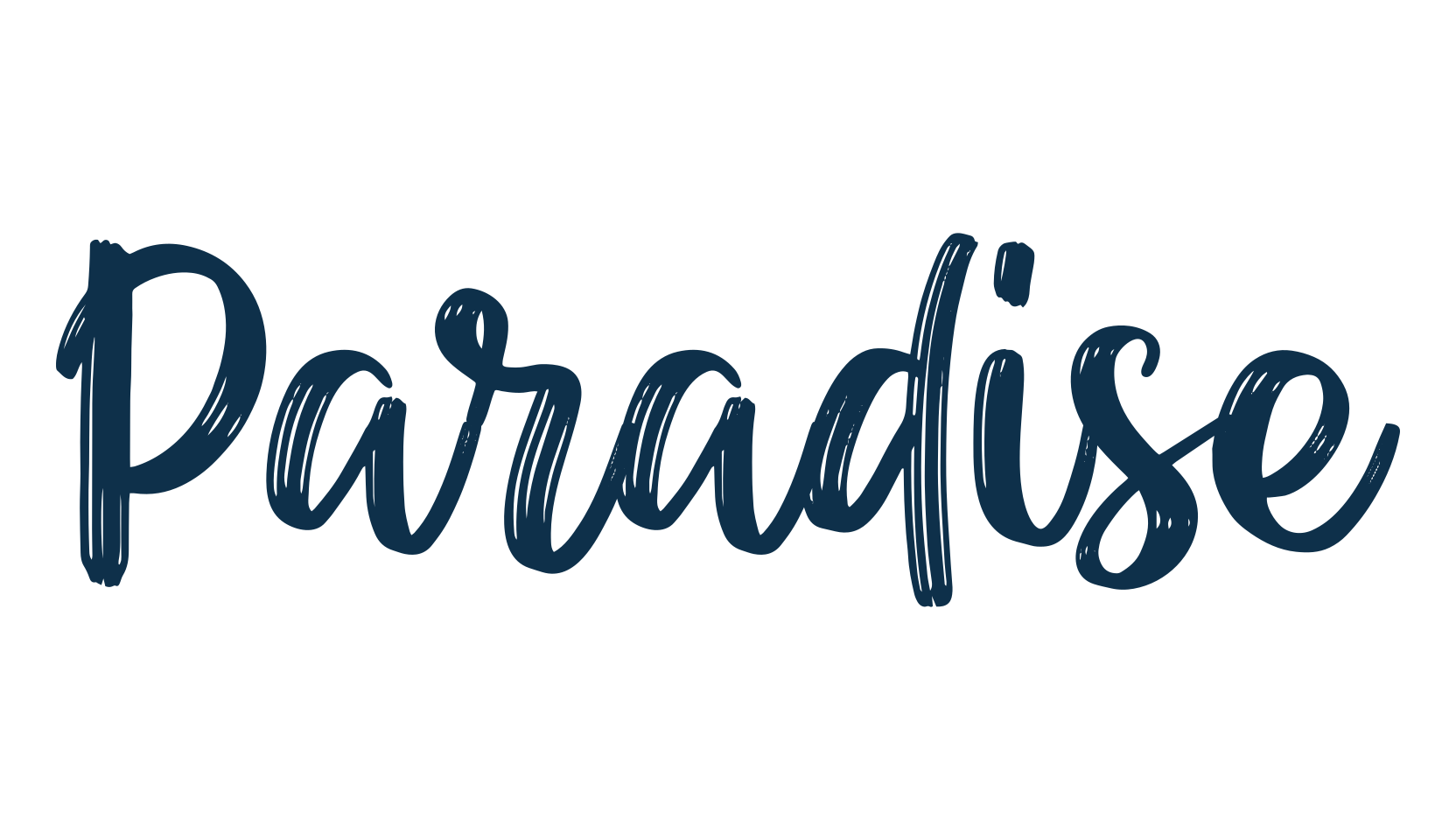 Paradise (paradise-2), script brush fancy decorative calligraphy font preview