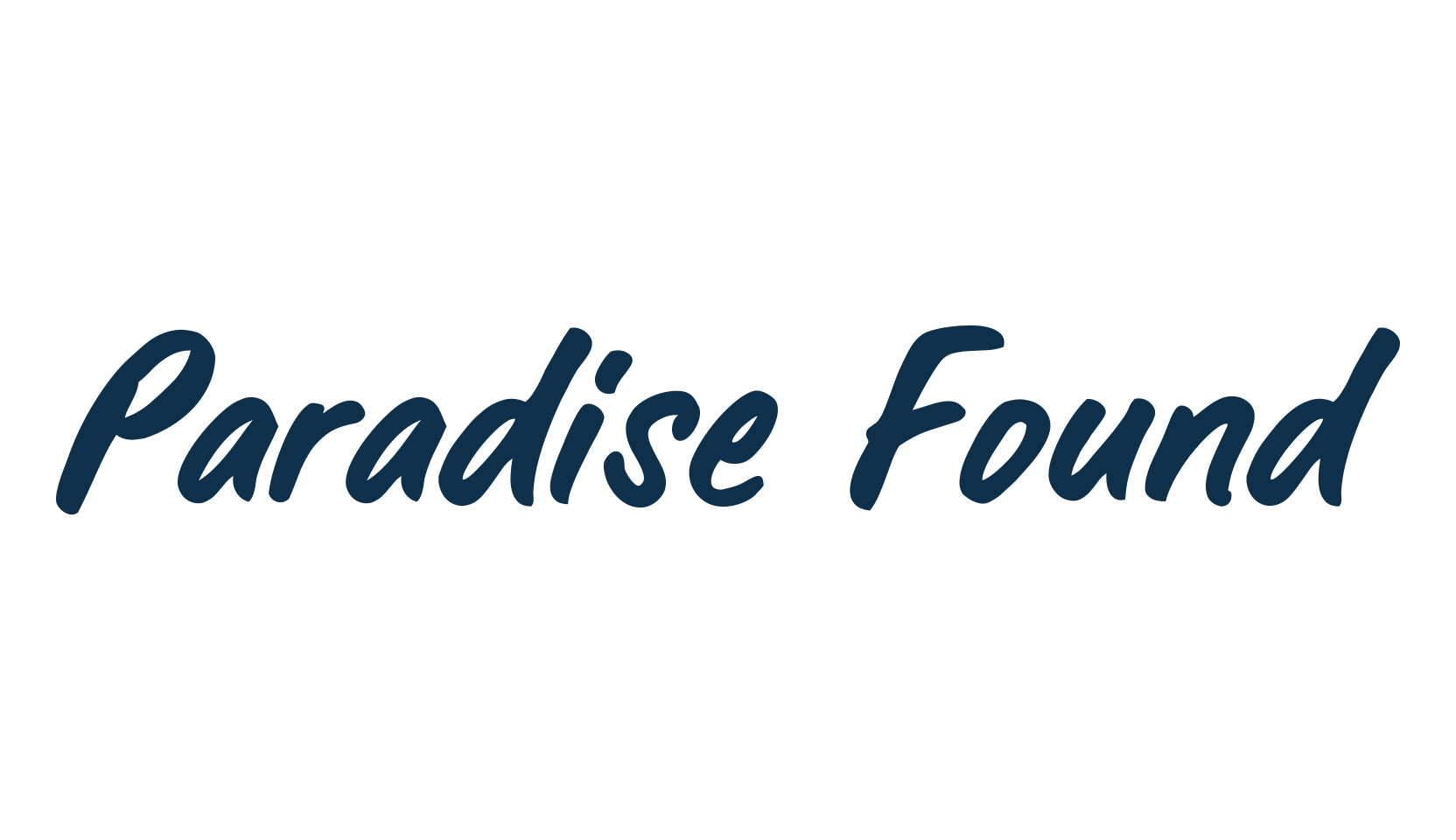 Paradise Found, fancy various decorative script calligraphy font preview