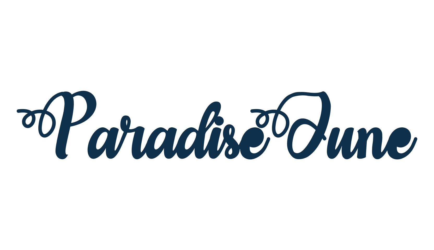 Paradise June, display market font preview