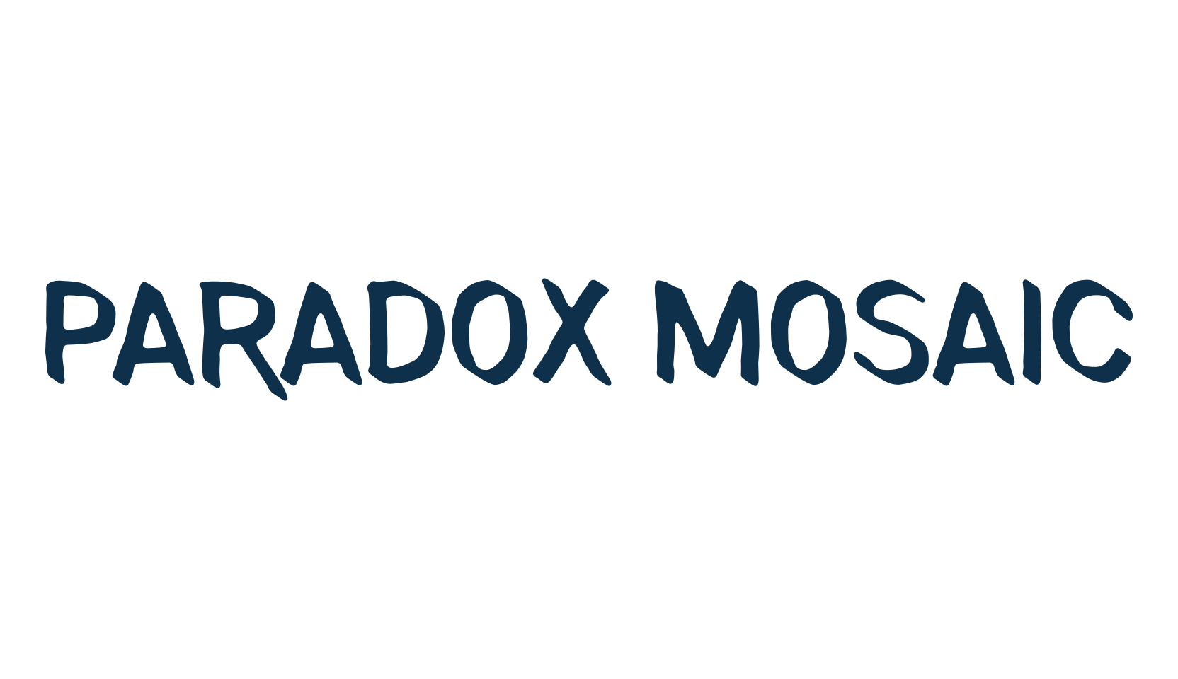 Paradox Mosaic, fancy various decorative font preview