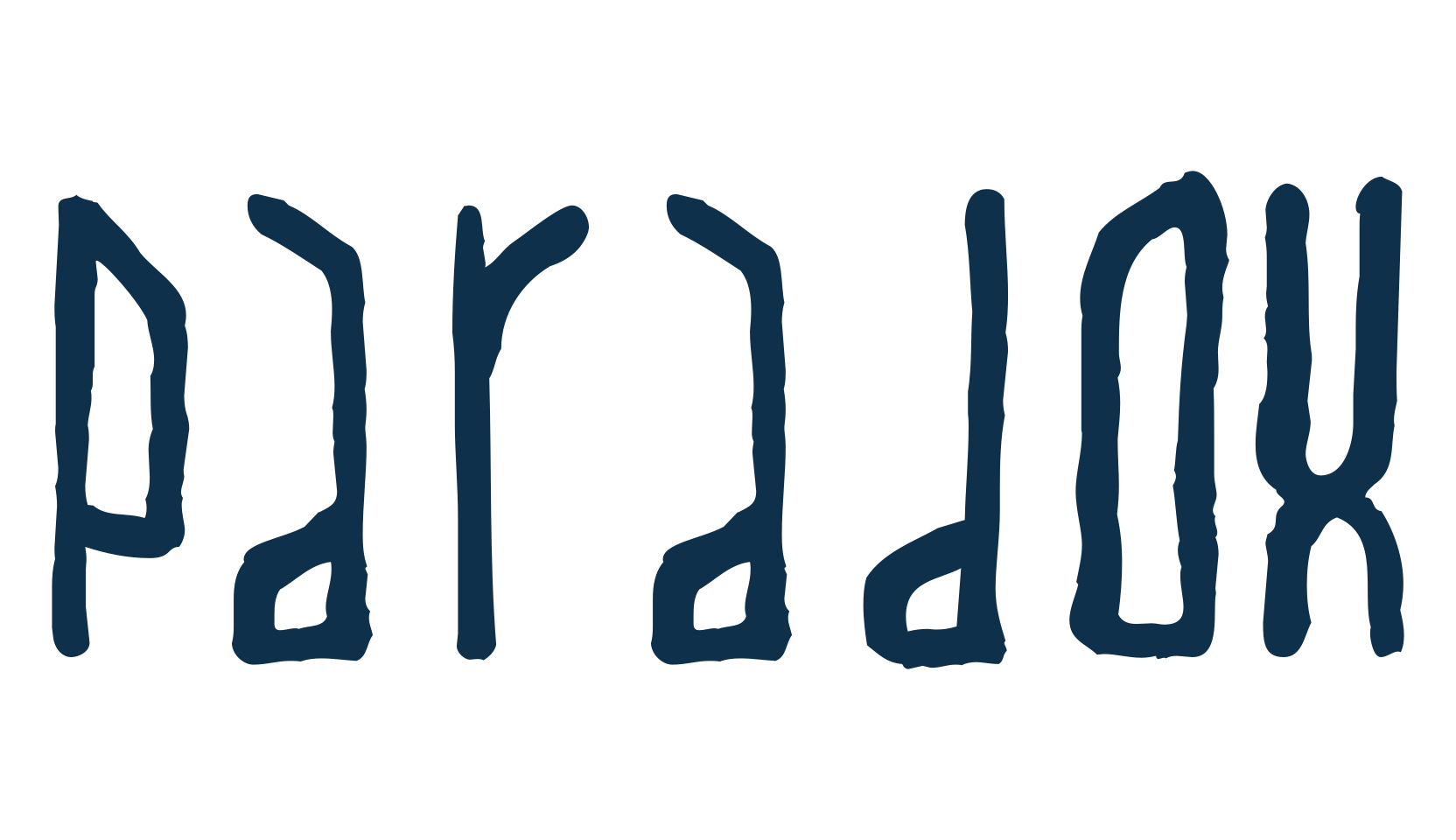 Paradox, fancy various decorative font preview