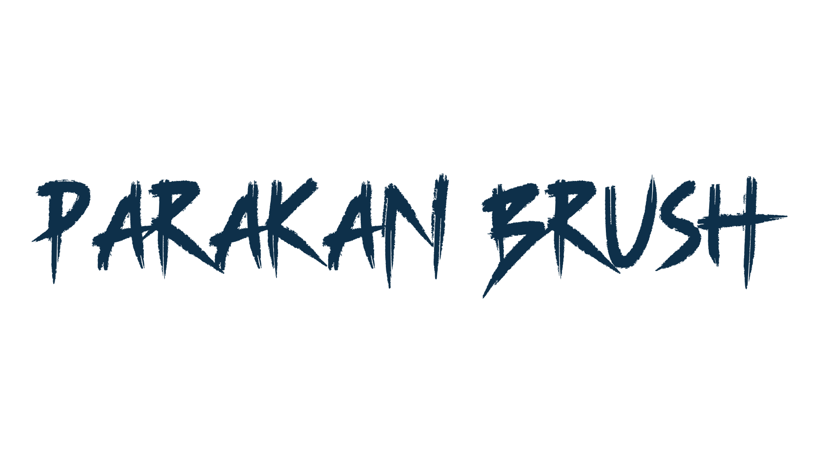 Parakan Brush, script brush fancy decorative calligraphy font preview