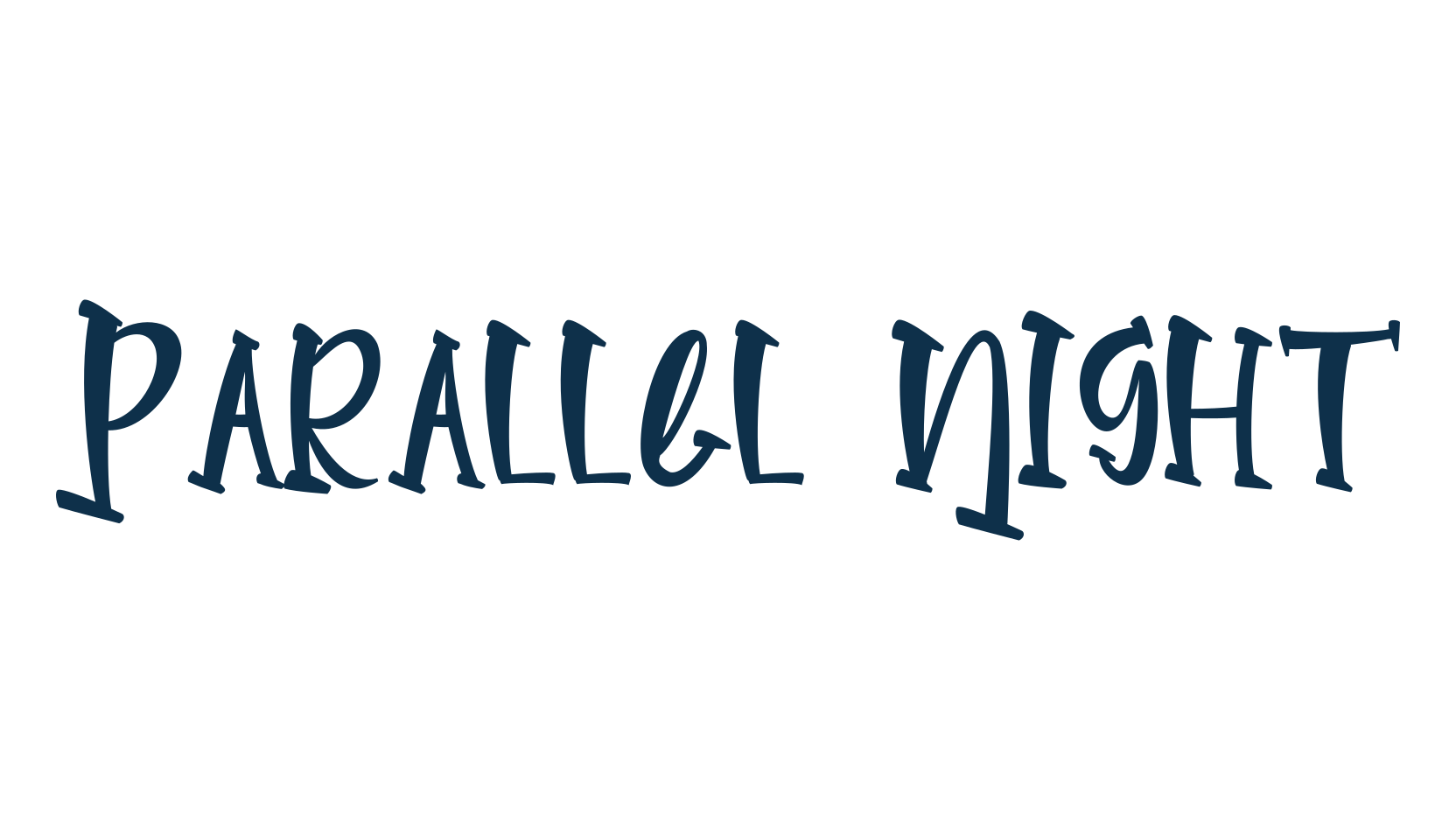 Parallel Night, fancy decorative font preview