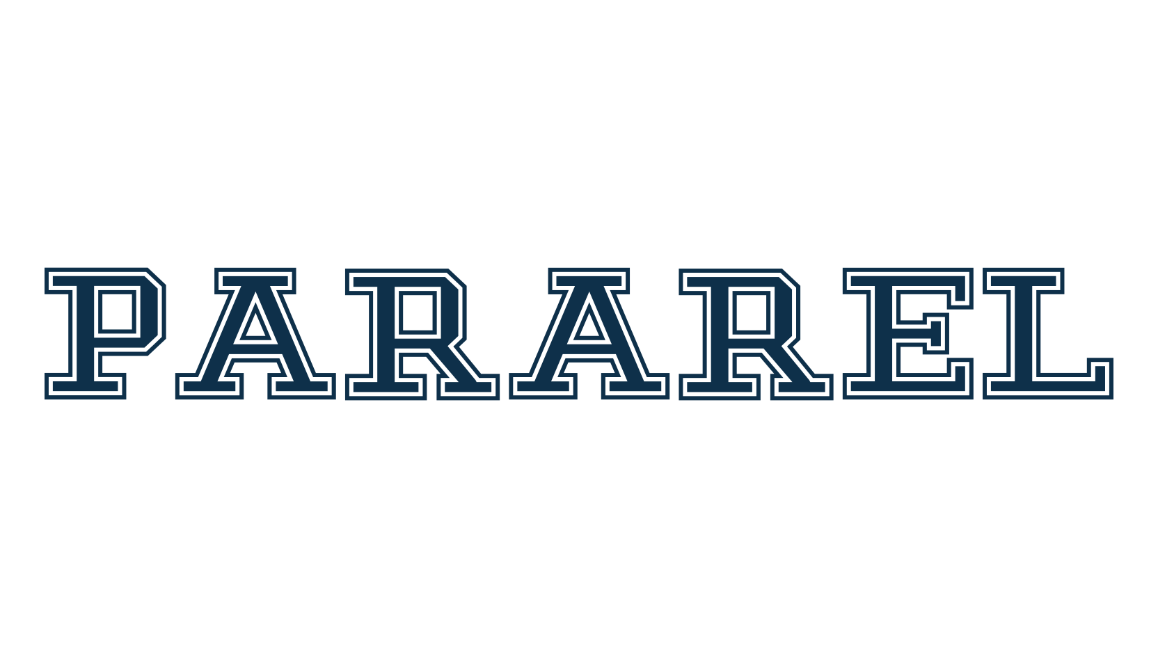 Pararel, fancy old school decorative font preview