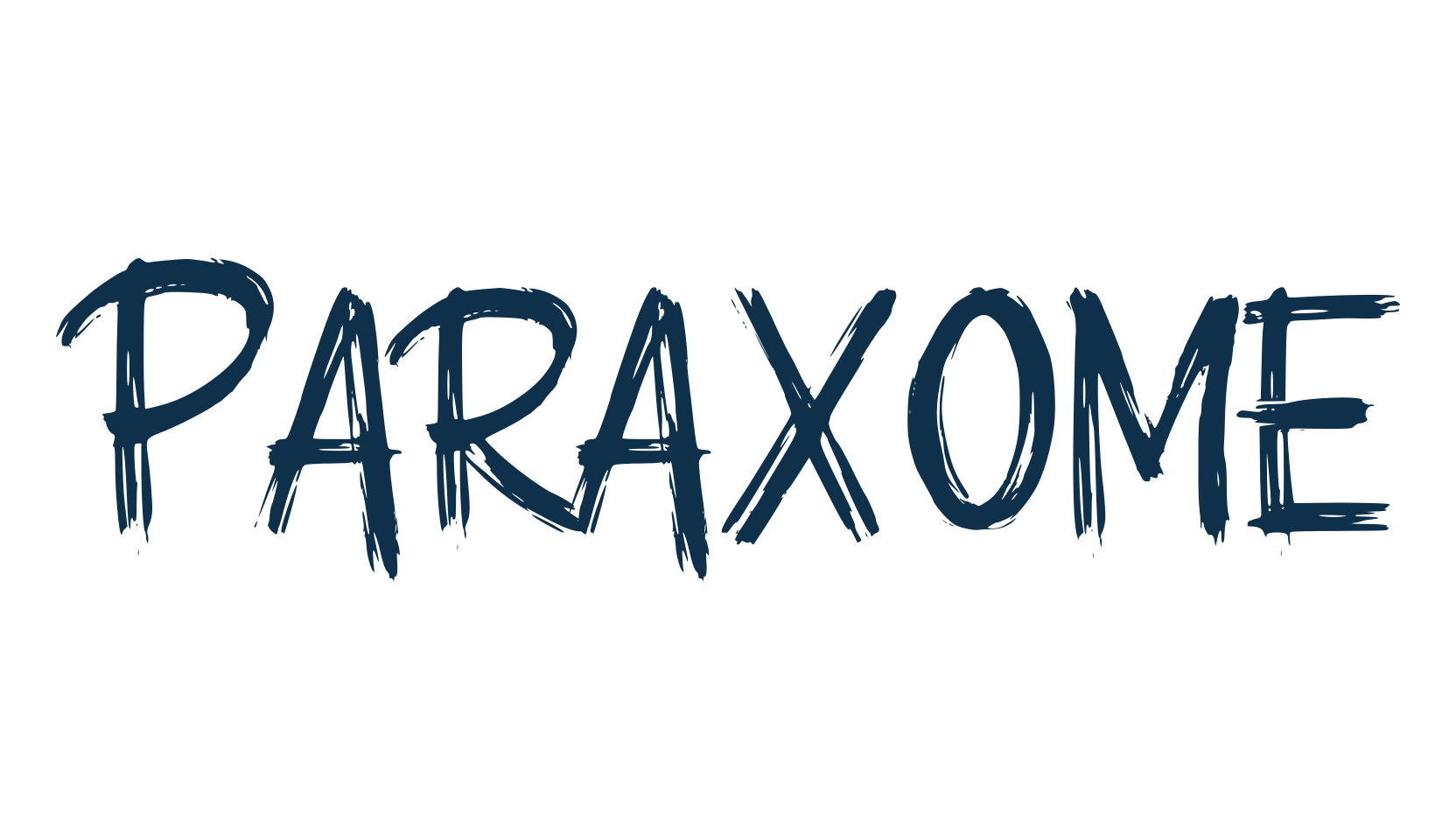 Paraxome, brush font preview