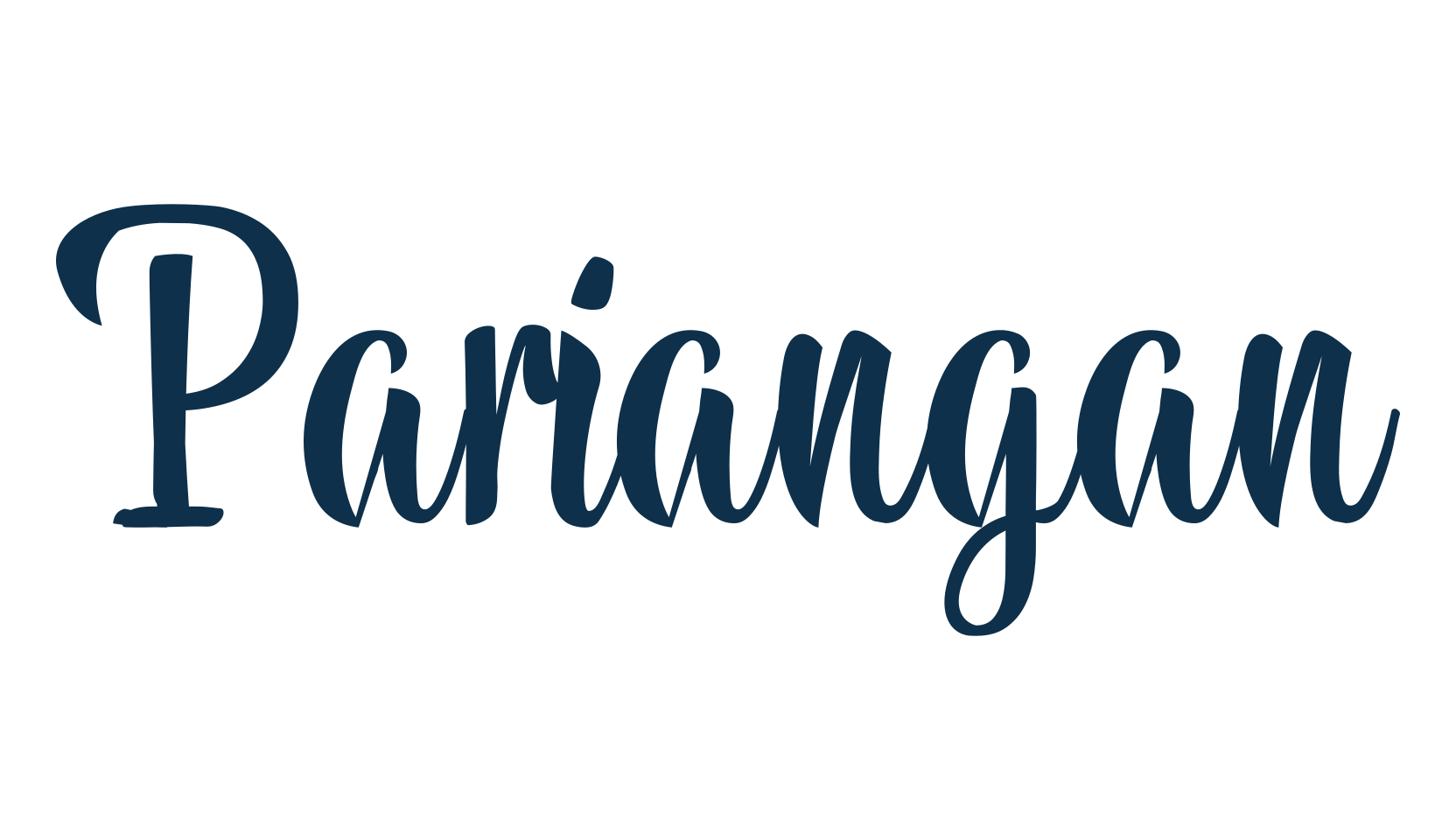 Pariangan, various font preview