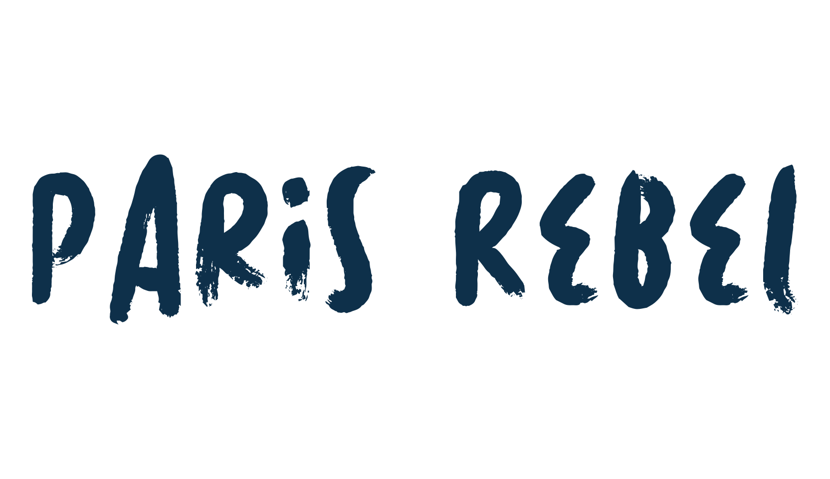 Paris Rebel, brush font preview