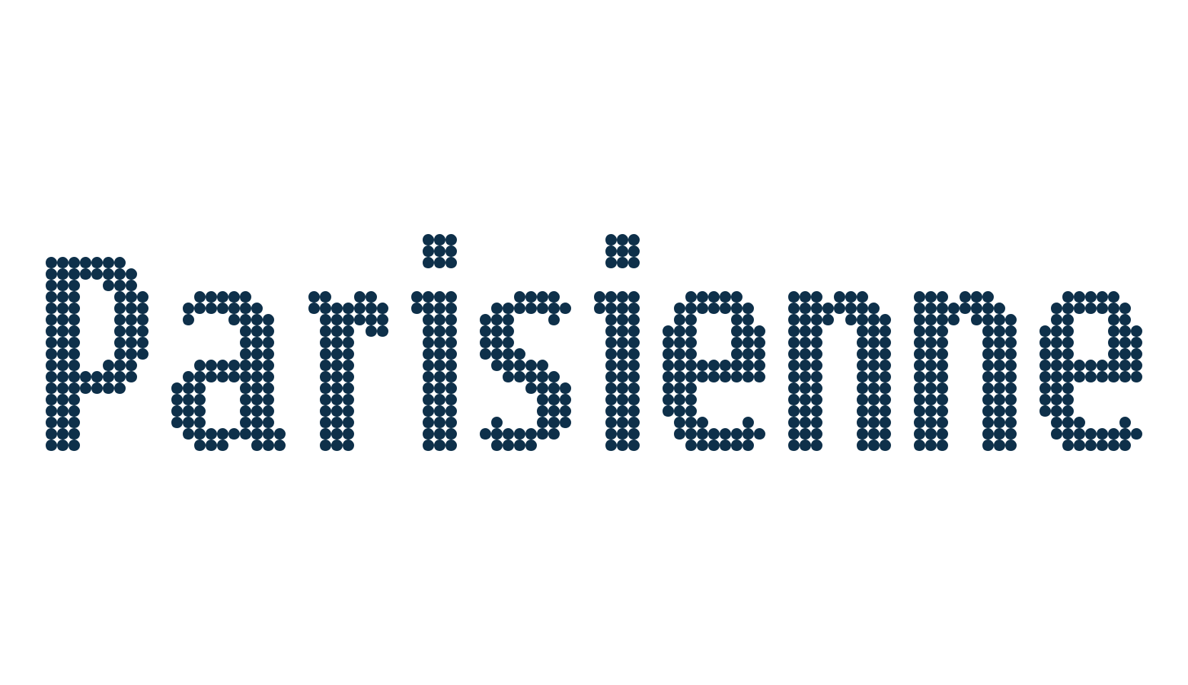 Parisienne, techno lcd sci-fi font preview