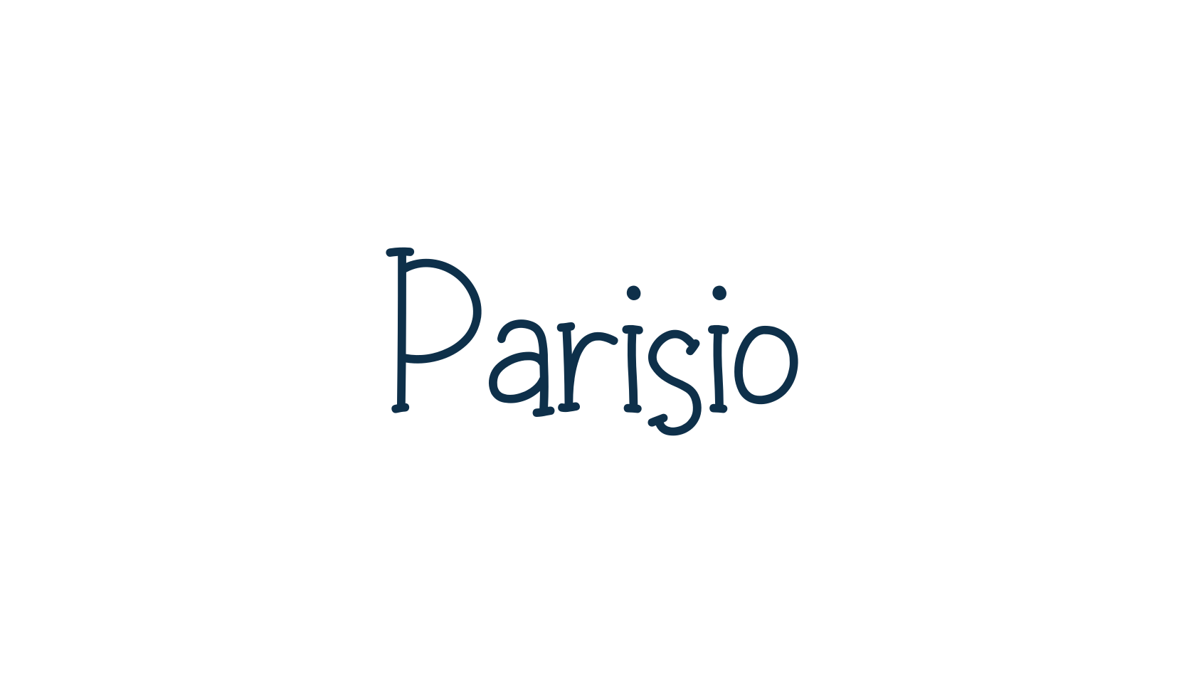 Parisio, various font preview