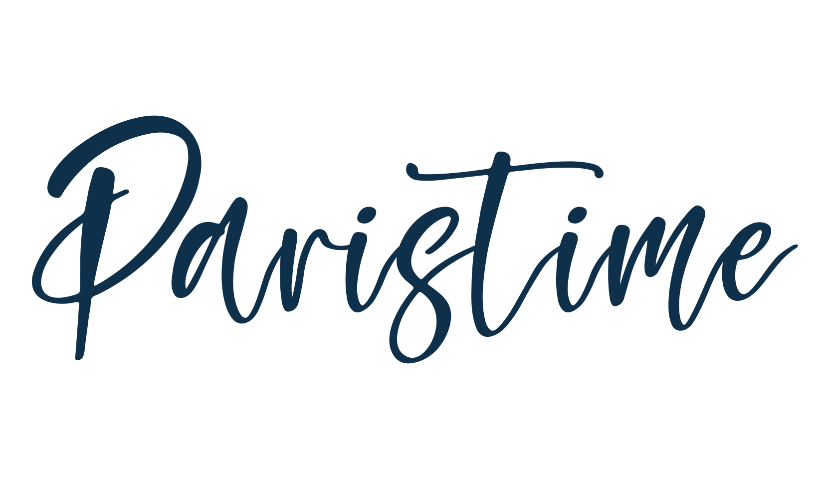 Paristime, fancy various decorative script calligraphy font preview