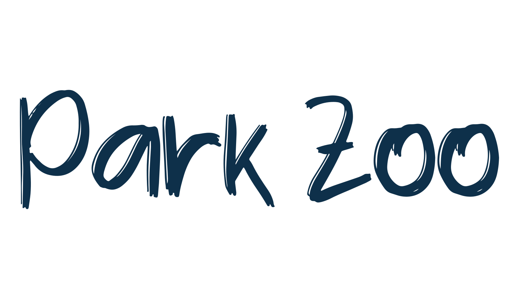 Park Zoo, script brush fancy decorative calligraphy font preview