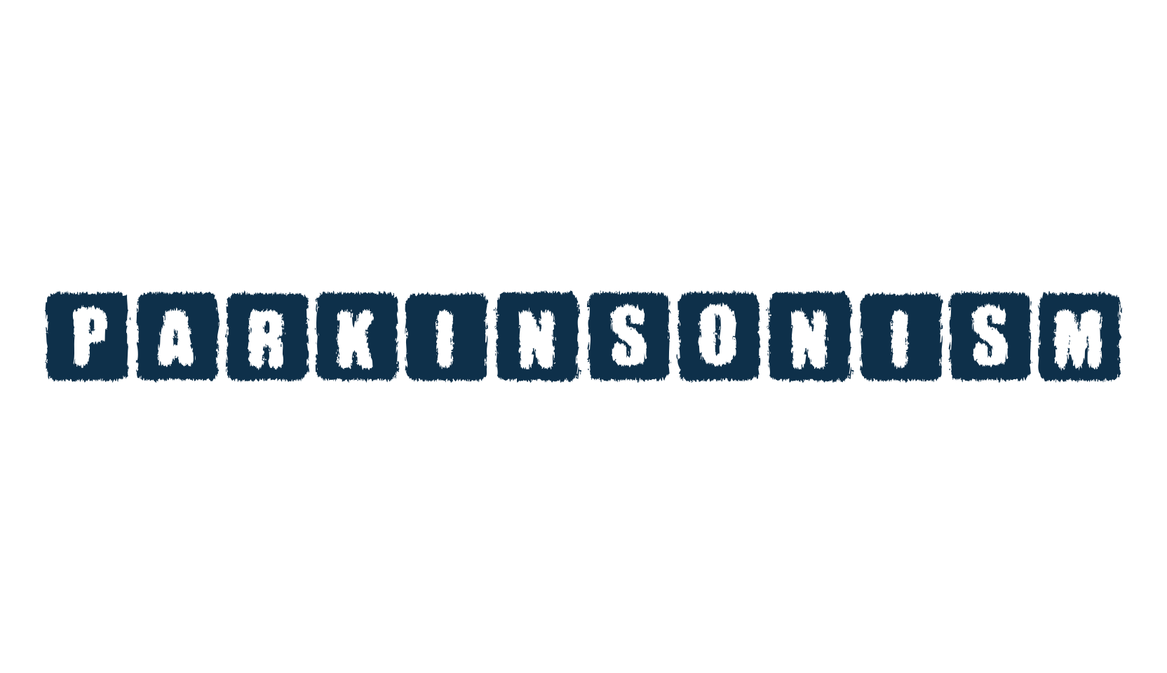 Parkinsonism, eroded font preview