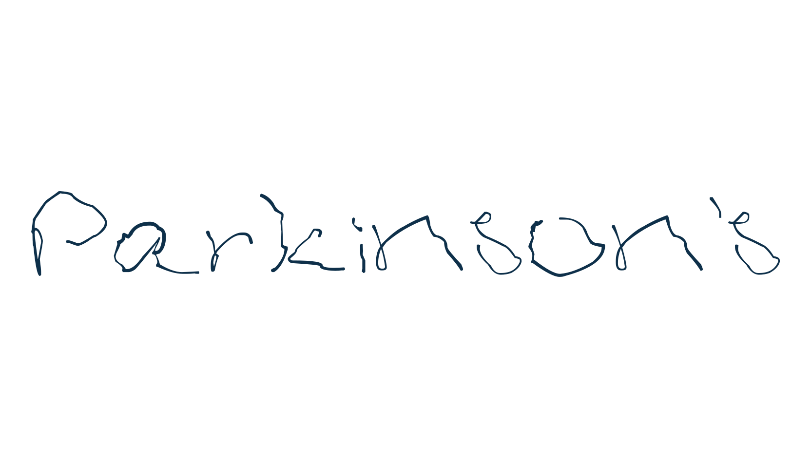 Parkinson's, script handwritten fancy decorative calligraphy font preview