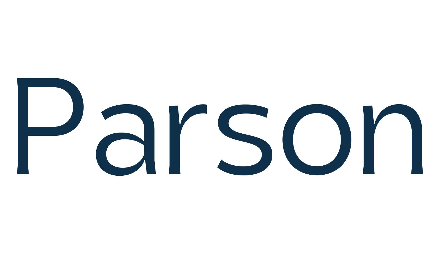 Parson, sans serif font preview