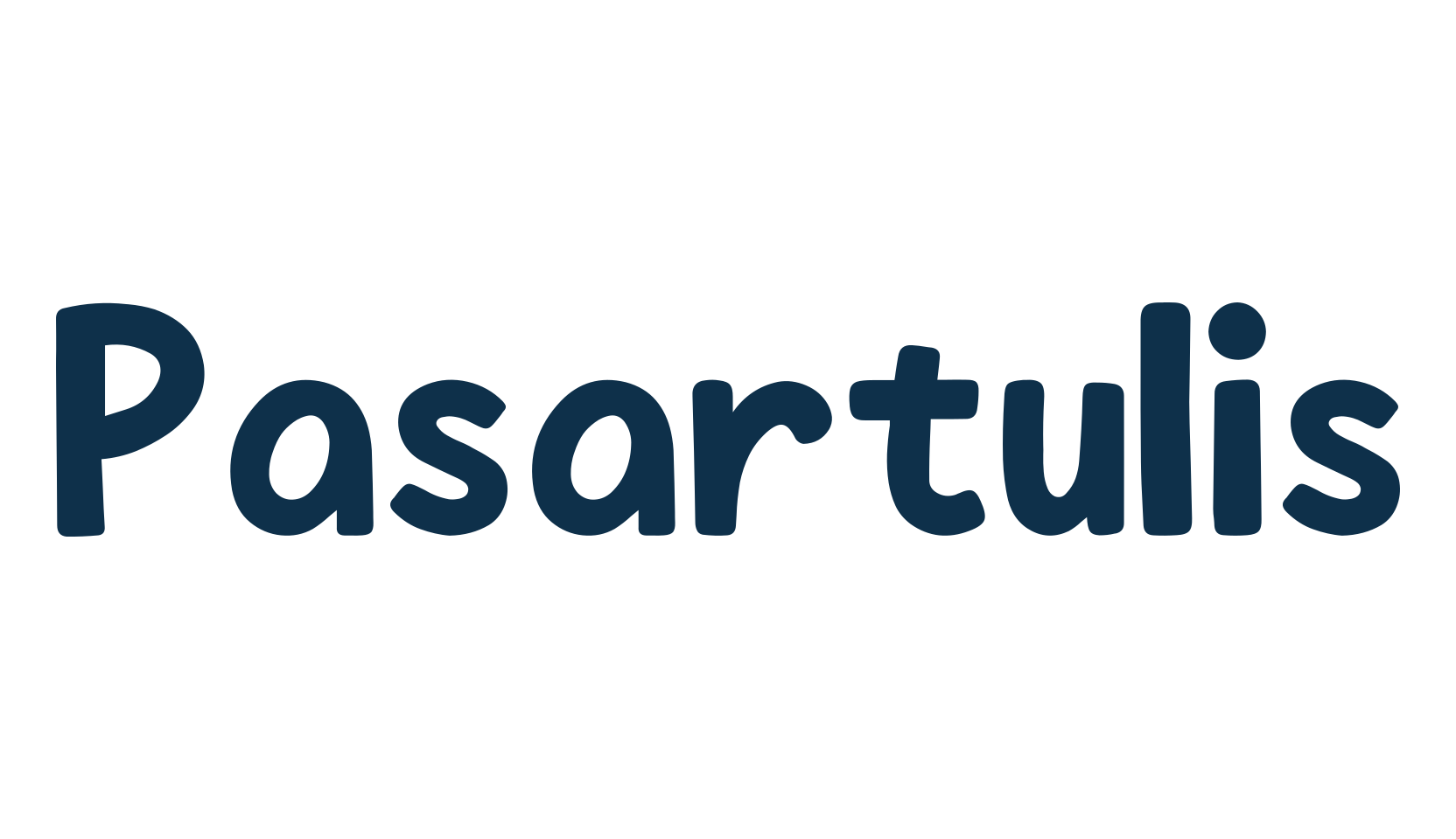 Pasartulis, fancy cartoon decorative font preview