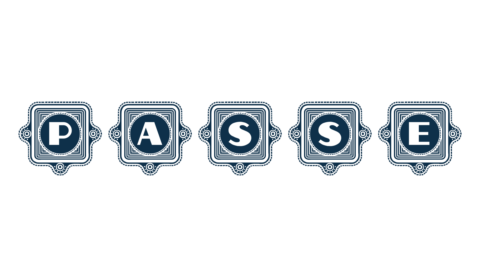 Passe, initials font preview