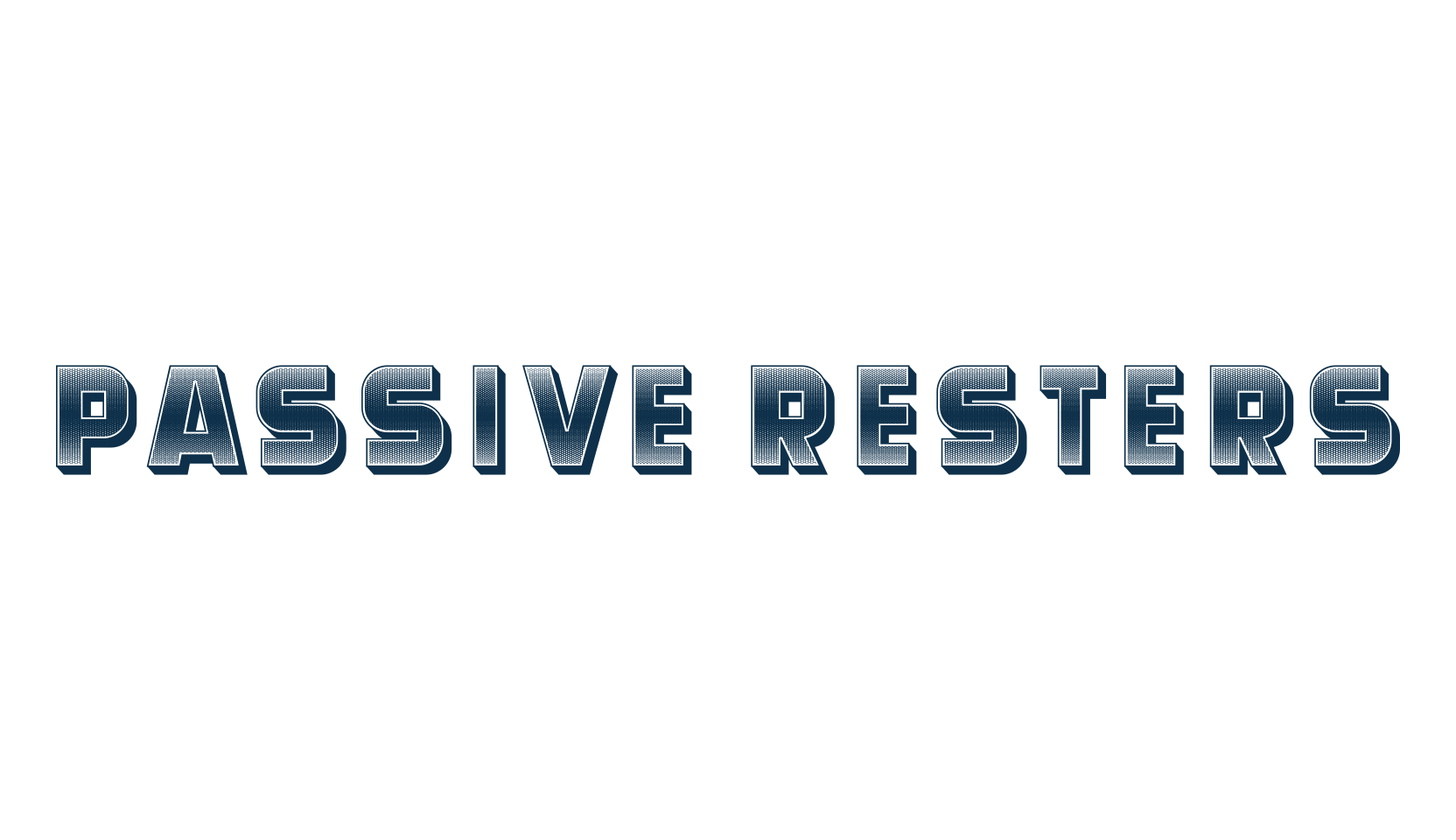 Passive Resters, various font preview