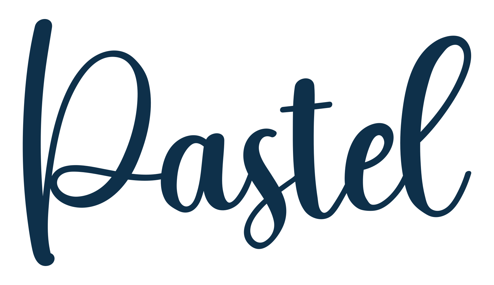 Pastel (pastel-4), fancy decorative font preview