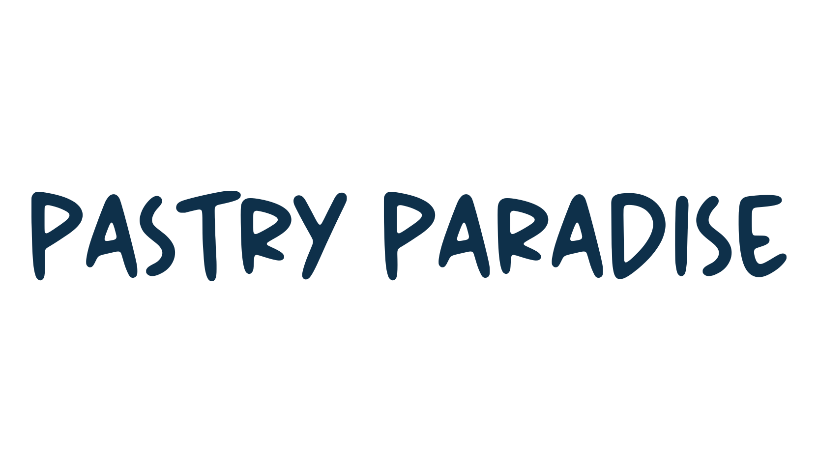 Pastry Paradise, fancy decorative font preview