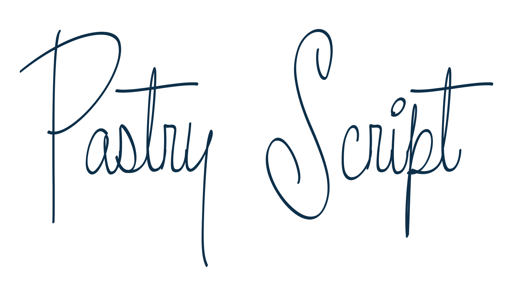 Pastry Script, script handwritten fancy decorative calligraphy font preview