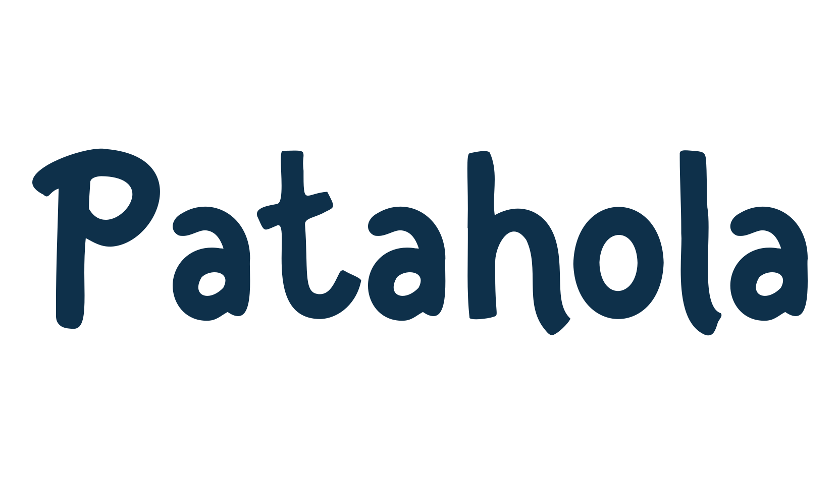 Patahola, cartoon font preview