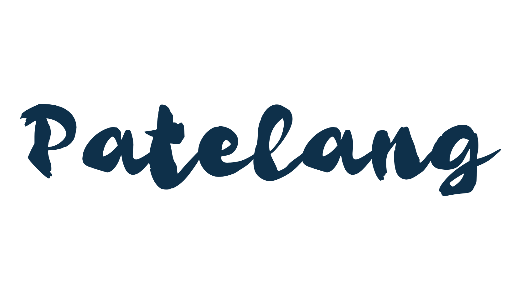 Patelang, script brush fancy decorative calligraphy font preview