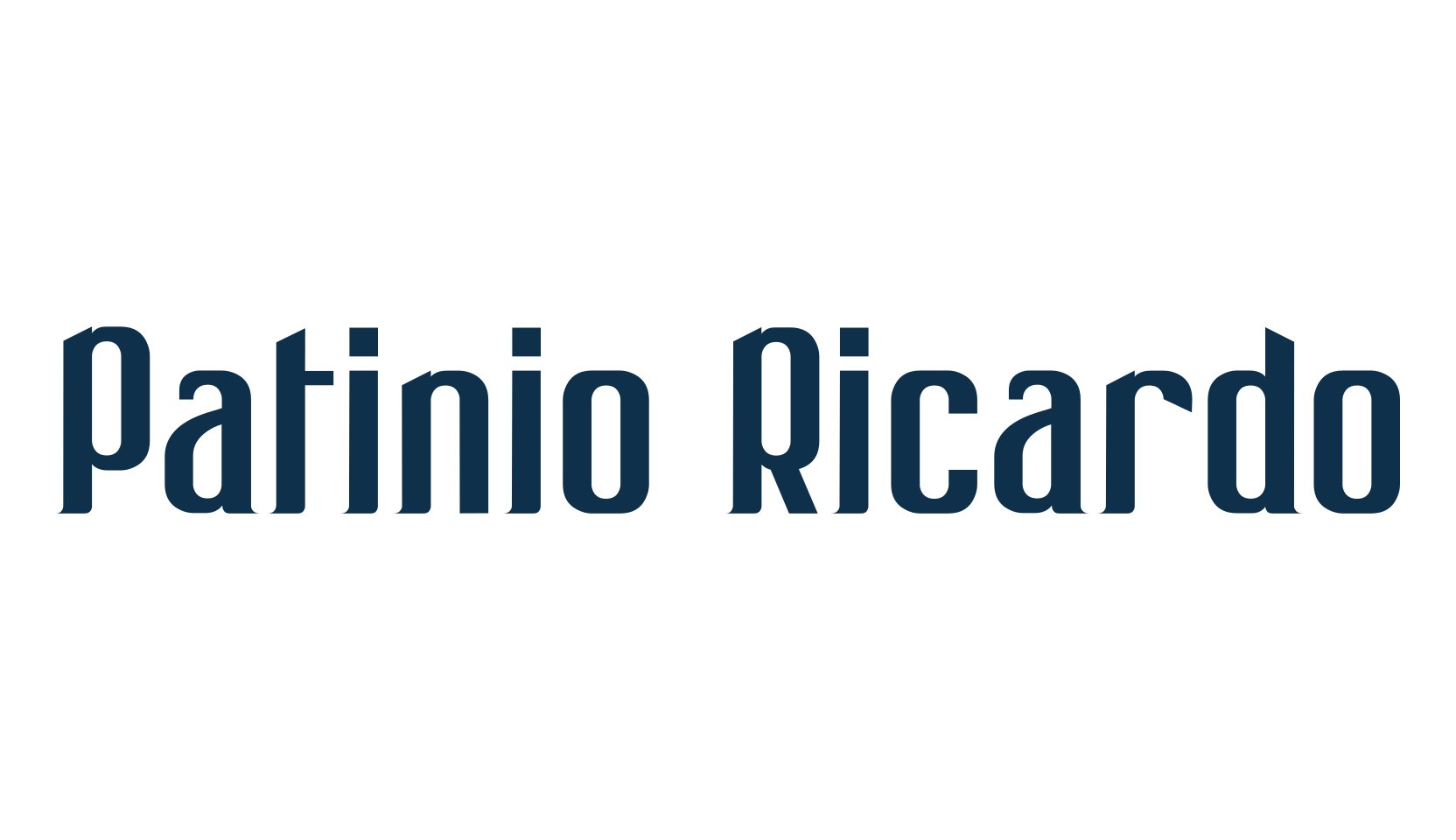 Patinio Ricardo, basic sans serif font preview