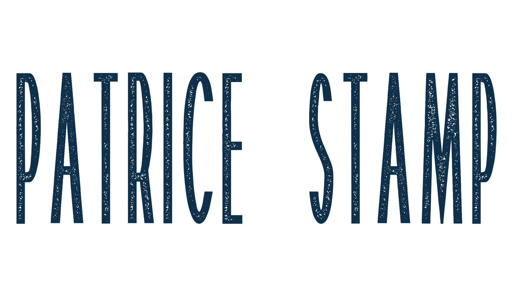 Patrice Stamp, eroded font preview
