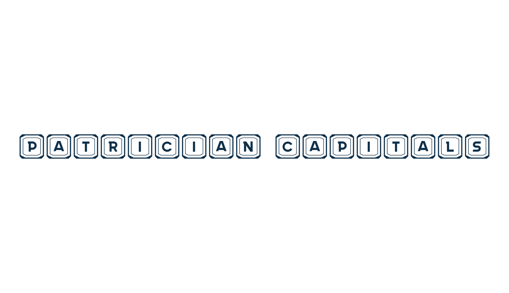 Patrician Capitals, initials font preview