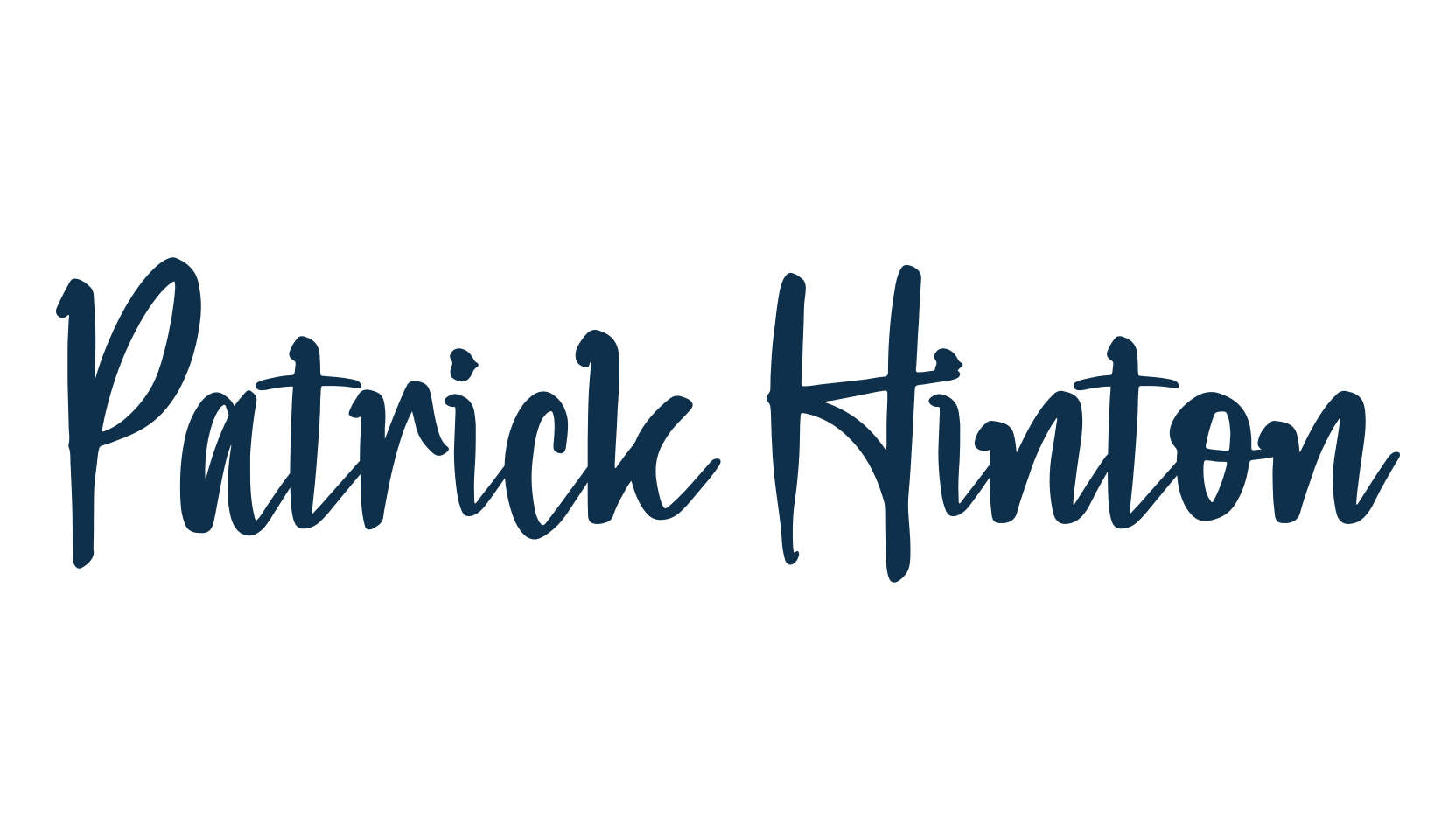 Patrick Hinton, display market font preview